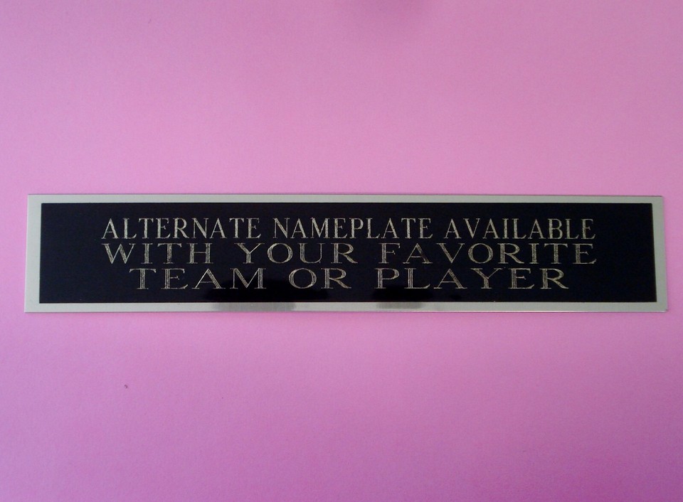 Custom Engraved Name Plate For A Basketball Jersey Display Case Or