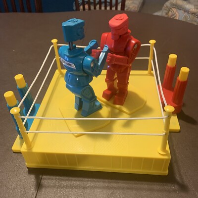 Robot Boxing Ring Old Boxing Game Toy Rock 'Em Sock 'Em Mattel