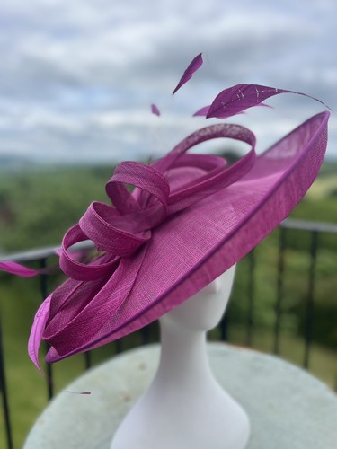 Pink Large wedding hat BNWT- Mother of The Bride/ Groom and Ascot