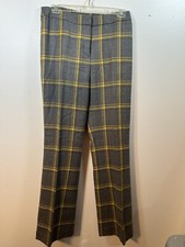 CARLISLE WOMENS Sz 8 WOOL PANT PLAID