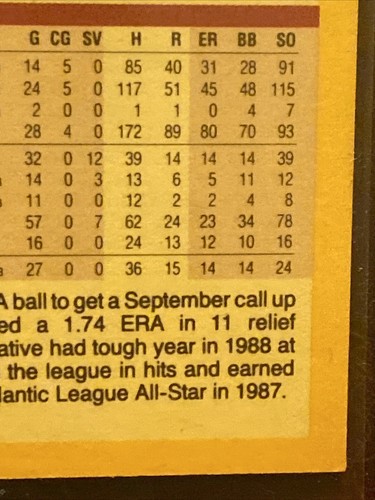 1991 Fleer Chuck McElroy Philadelphia Phillies 406 Missing „.“ Error In USA - Bild 21 von 24