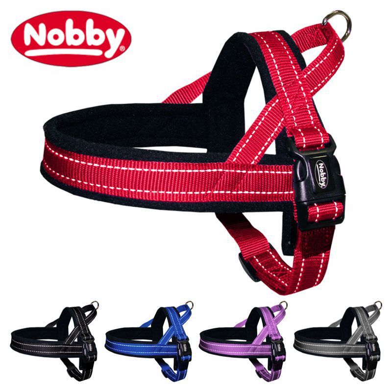 Nobby Norwegergeschirr CLASSIC REFLECT - Reflektierendes Hundegeschirr Mit Polsterung