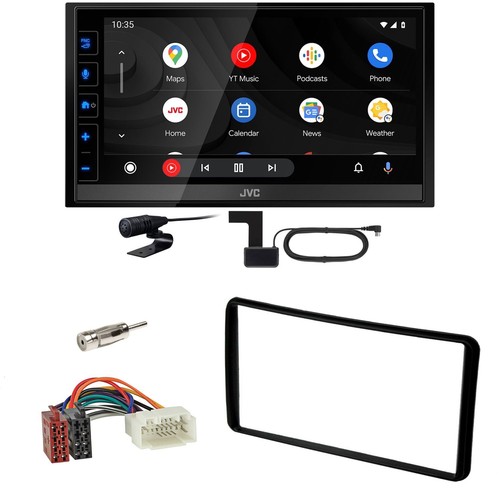JVC KW-M785DBW Android Auto CarPlay DAB + installation kit for Suzuki Jimny FJ