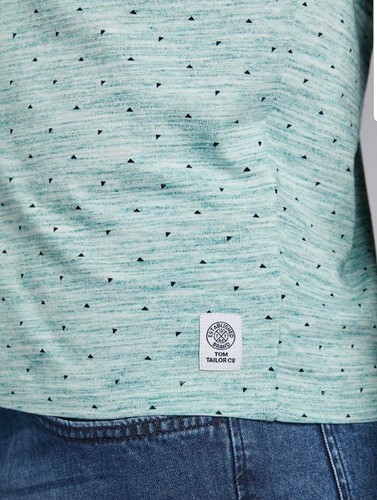 TOM TAILOR T-SHIRT MET ALL-OVER PRINTSIZE XL - Picture 7 of 7
