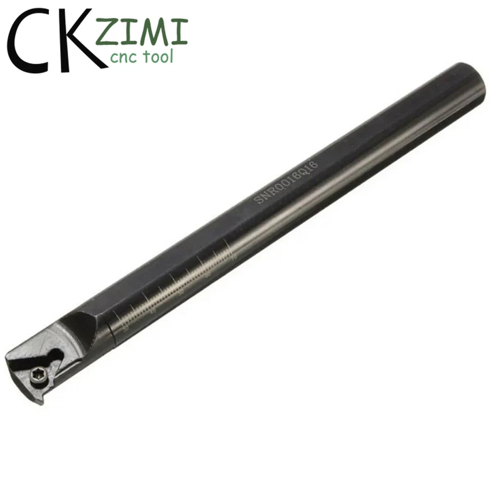 SNR 0016Q16 16×180mm CNC Internal Thread Turning Tool Holder + 10Pcs 16IR AG60-S - Image 3 of 4