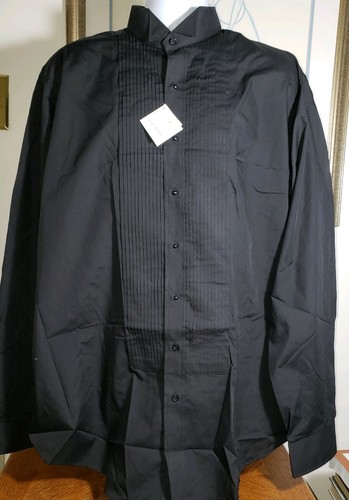 NWT Neil Allyn Men's Black Wing Collar 