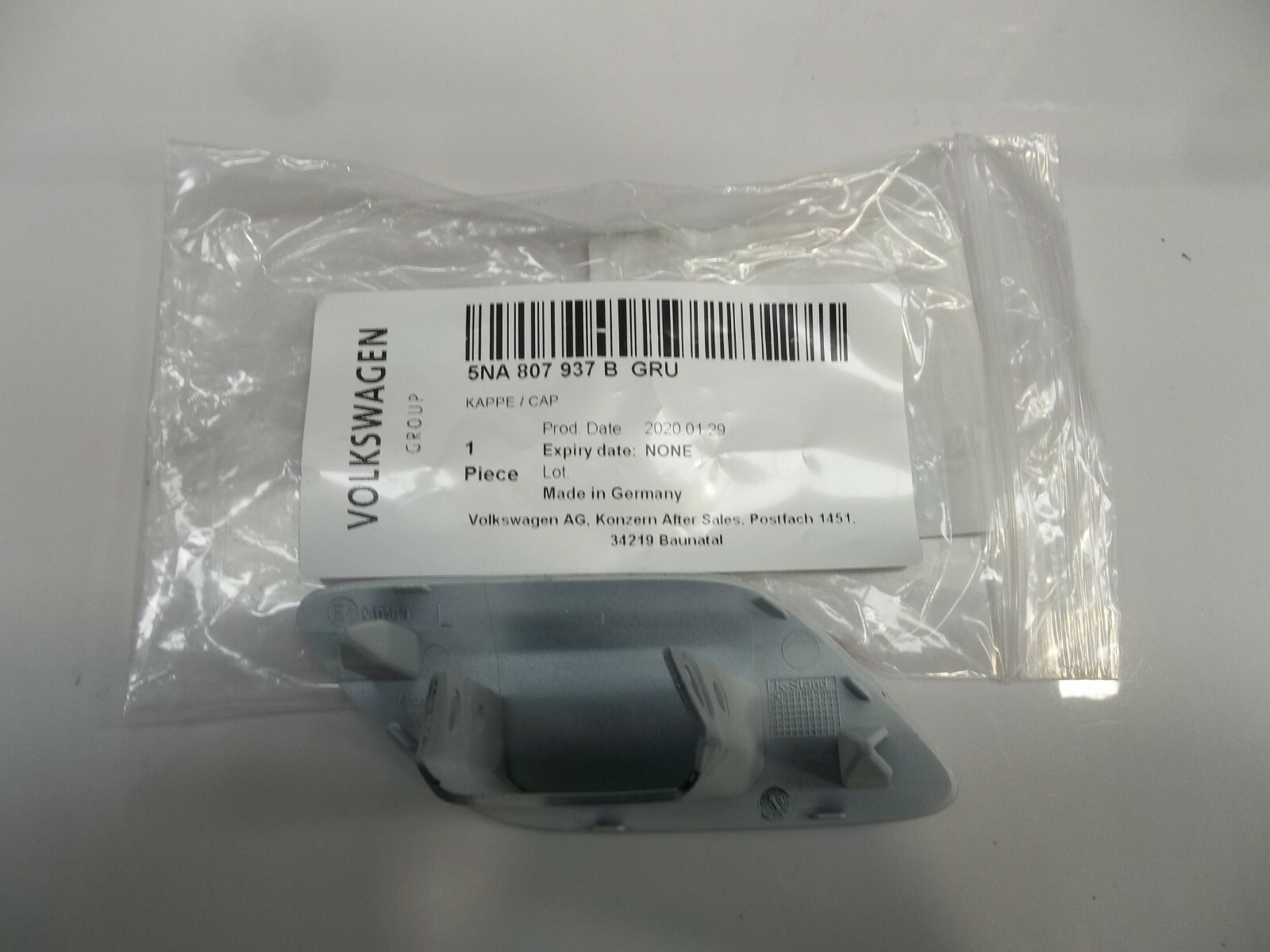 OEM Genuine Volkswagen Tiguan Allspace Headlight Washer Cover Cap 