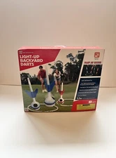 MD Sports Light Up Backyard Darts Game - Targets and Darts Light Up - Night Fun