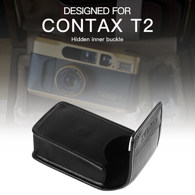 Leather Camera Case Cover Protective Bag For Contax T2 T3 TVS1