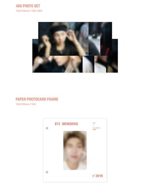 BTS MEMORIES OF 2019 BLU-RAY/ 7 CD+Photo Set+Photocard Weverse