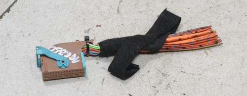 OPEL Astra G Caravan Bj 03 Stecker Kabel Strang Airbag Steuergerät #100850-F325