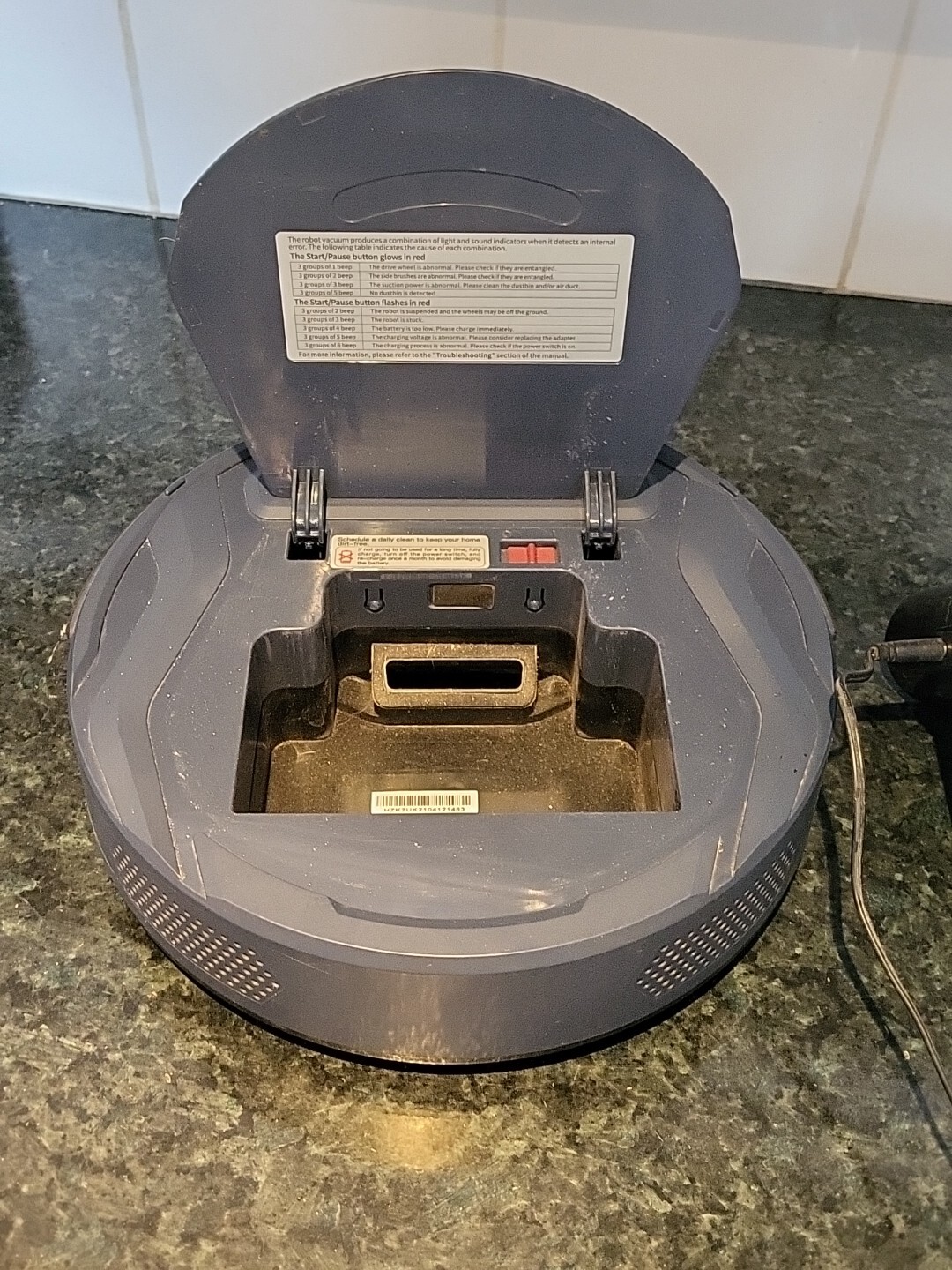 OKP Robot Vacuum Cleaner K2 WiFi/App/ SelfCharging Hoover With Remote