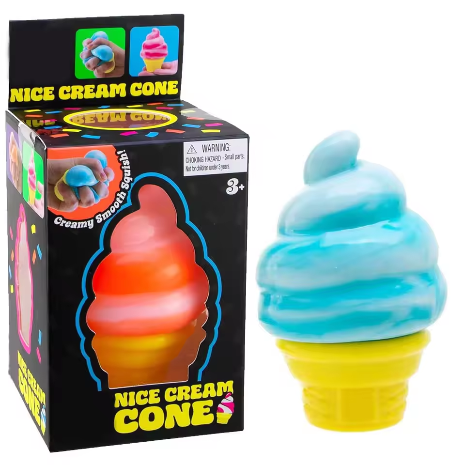 ORANGE NeeDoh NICE CREAM CONE Ice Cream Squishy Toy 2026 NEE DOH ORANGE NeeDoh NICE CREAM CONE Ice Cream Squishy Toy 2026 NEE DOH