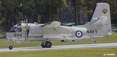 Grumman S-2 Tracker Australian Navy RAN Model 1/48 (WITH TEXT PLAQUE FOR STAND)