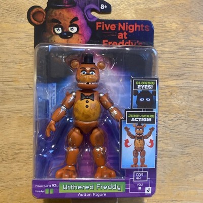 FNAF Five Night's at Freddy's Wave 2 WITHERED FREDDY 5'' Figure NEW Jump Scare