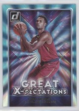 2021-22 Panini Donruss Great X-Pectations Holo Teal Laser Evan Mobley #7 c2a