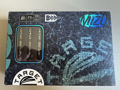 Target MIZU 01 Steeldart Pfeile 23 g 90% Wolfram blau/schwarz Nr. 01