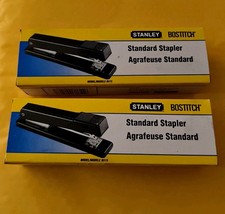 2x Bostitch Vintage Stapler Model B515 LOT OF 2 NEW IN BOX- Metal Body 20 Sheet