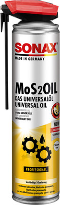 SONAX Professional MoS2 Oil Universalöl mit Easy Spray 400 ml Rostlöser Multiöl