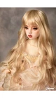 Short wig Headwear for SD dolls (8-9)inch DDQ Long Wig (Blonde)