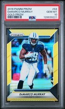 2016 Panini Prizm GOLD PRIZMS #64 DeMarco Murray /10 GEM MINT PSA 10 POP 1