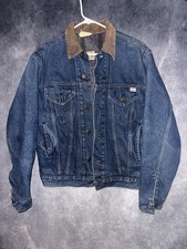 Vintage Carhartt Blanket Lined Denim Trucker Jacket - Made in USA