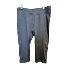 Danskin Now Women  s Leggings Size L 12  14  Black Stretch Activewear Pants