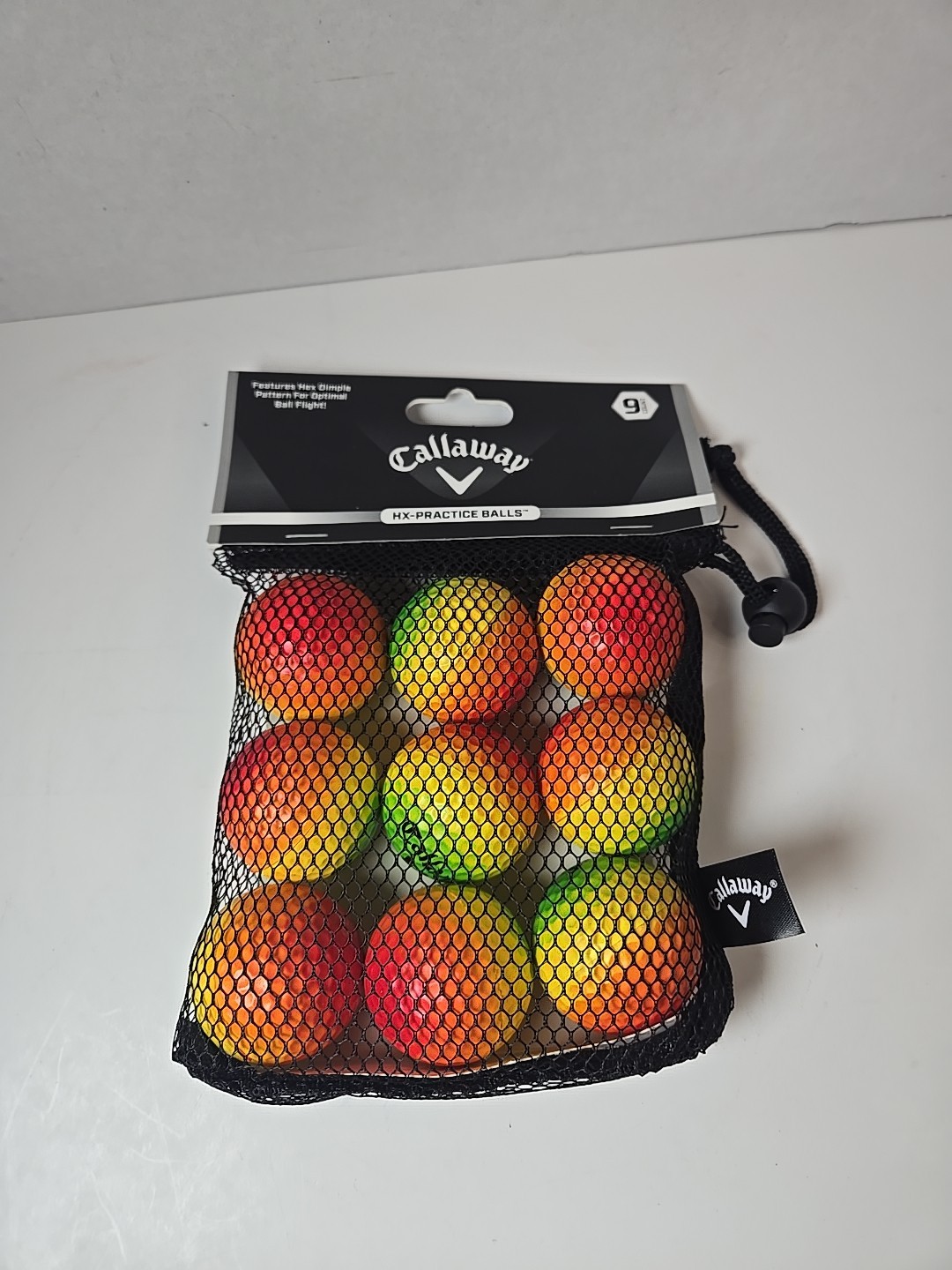 Callaway HX Soft Flight Practice Golf Balls – 9-Pack – Multicolor