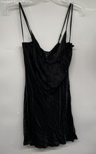 Forever 21 Womens Black Spaghetti Strap Sleeveless Mini Dress Size S With Tag