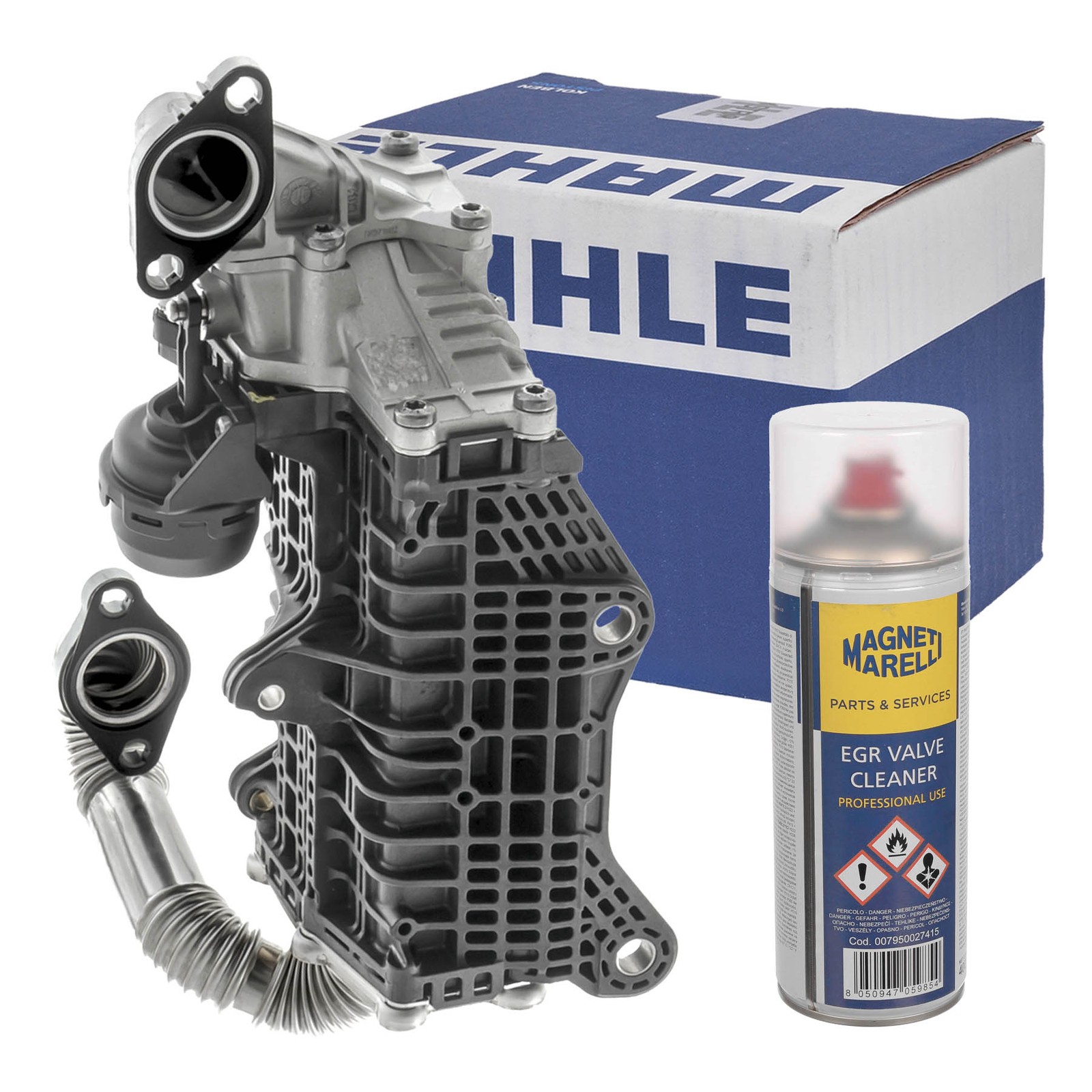 Radiateur réaspiration gaz d'échappement MAHLE 1.5 élimine l'encrassement PEUGEOT FORD