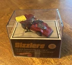 Vintage 1969 Hot Wheels  Redline Sizzlers  Spoil Sport + Original Cube Dark Red
