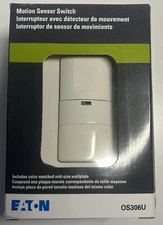 Eaton Motion Sensor Switch Single Pole 3-Way White, OS306U