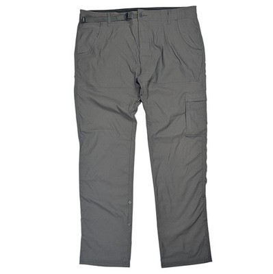 Prana Stretch Zion Pants Men 38x31* Slim Fit Roll Snap Legs Cargo Belted Hiking