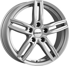 1x Alufelge CARMANI 14 Paul 7.5J X 17 5/112 ET: 38 kristallsilber KBA 50564