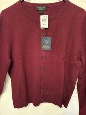 Charter Club Luxury Cashmere Cardigan Crantini Sweater L New