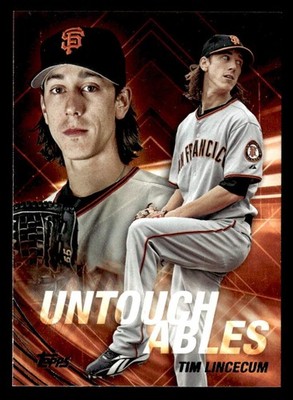 Tim Lincecum 2017 Topps Update Untouchables Card #U-14 San Francisco Giants