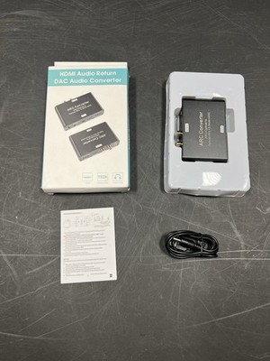 HDMI ARC Audio Return DAC Converter Optical to RCA 3.5mm Audio Extractor 192kHz