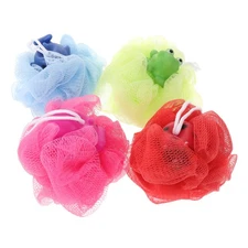  4 Pcs Children Cartoon Bath Ball Kids Sponge Shower Baby Sponges