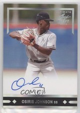 2018 Leaf Ultimate Draft Silver Spectrum 14/15 Osiris Johnson #GLR-OJ1 Auto 7eo