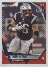 2019 Panini Super Bowl LIII AFC Champions /1000 James Develin 0h1