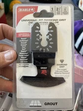 Diablo DOU16DGX 2-3/4" Universal Fit Diamond Grit Oscillating Blade for Grout