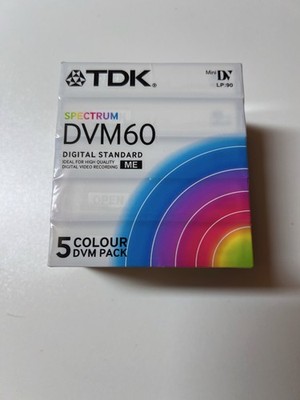 5Stk. 5er Pack TDK Spectrum DVM60 Kassette 60/90 neu OVP DVC MiniDV Camcorder