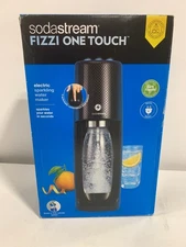 No CO2 - SodaStream - Fizzi One Touch Sparkling Water Maker Kit - Black