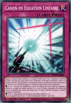 Yu Gi Oh! Kanone in linearer Gleichung BLVO-FR080 Commune auf Französisch