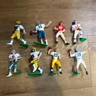 Loose Lot of 8 Vintage NFL QB Figures Unitas Marino Favre Aikman Starr Tittle