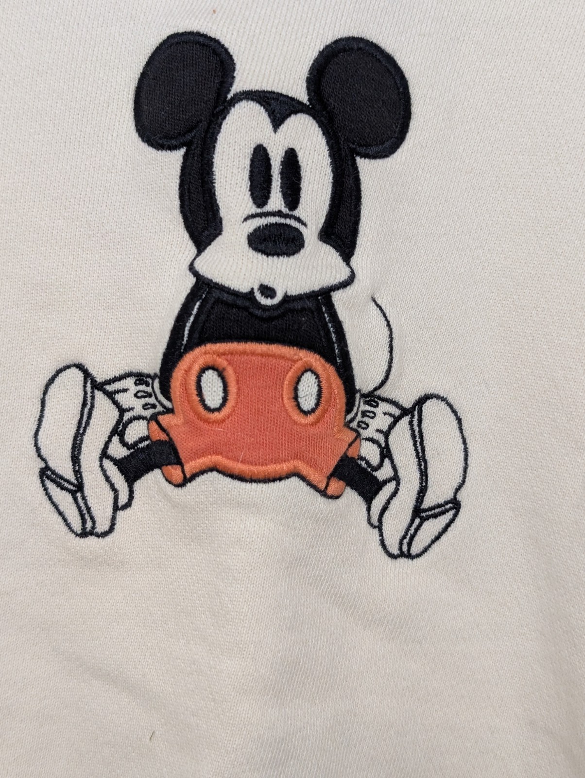 Mickey Mouse Disney Toddler Sweatshirt 18-24M Uniqlo Baby Cream Pullover...