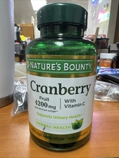 Nature’s Bounty Cranberry Fruit 4200 mg with Vitamin C Softgel - 250 Count