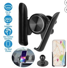 Phone Car Holder with Strong Vent Clip Hands Free Cell Phone Holder Universal