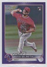 2022 Topps Chrome Update Purple Refractor Chase Silseth #USC127 13ys