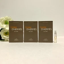3 Hermes Terre D'hermes Eau Givree EDP 2ml/0.06 oz Each Cologne Spray Sample New